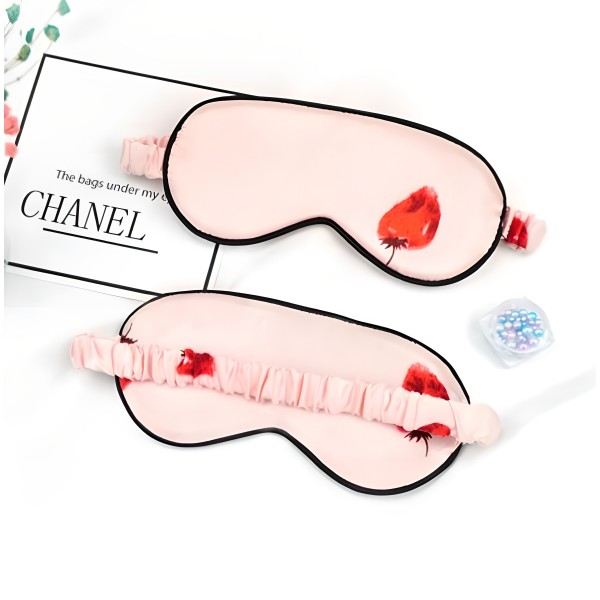 Маска для сну, шовкова "Chanel", 1 шт